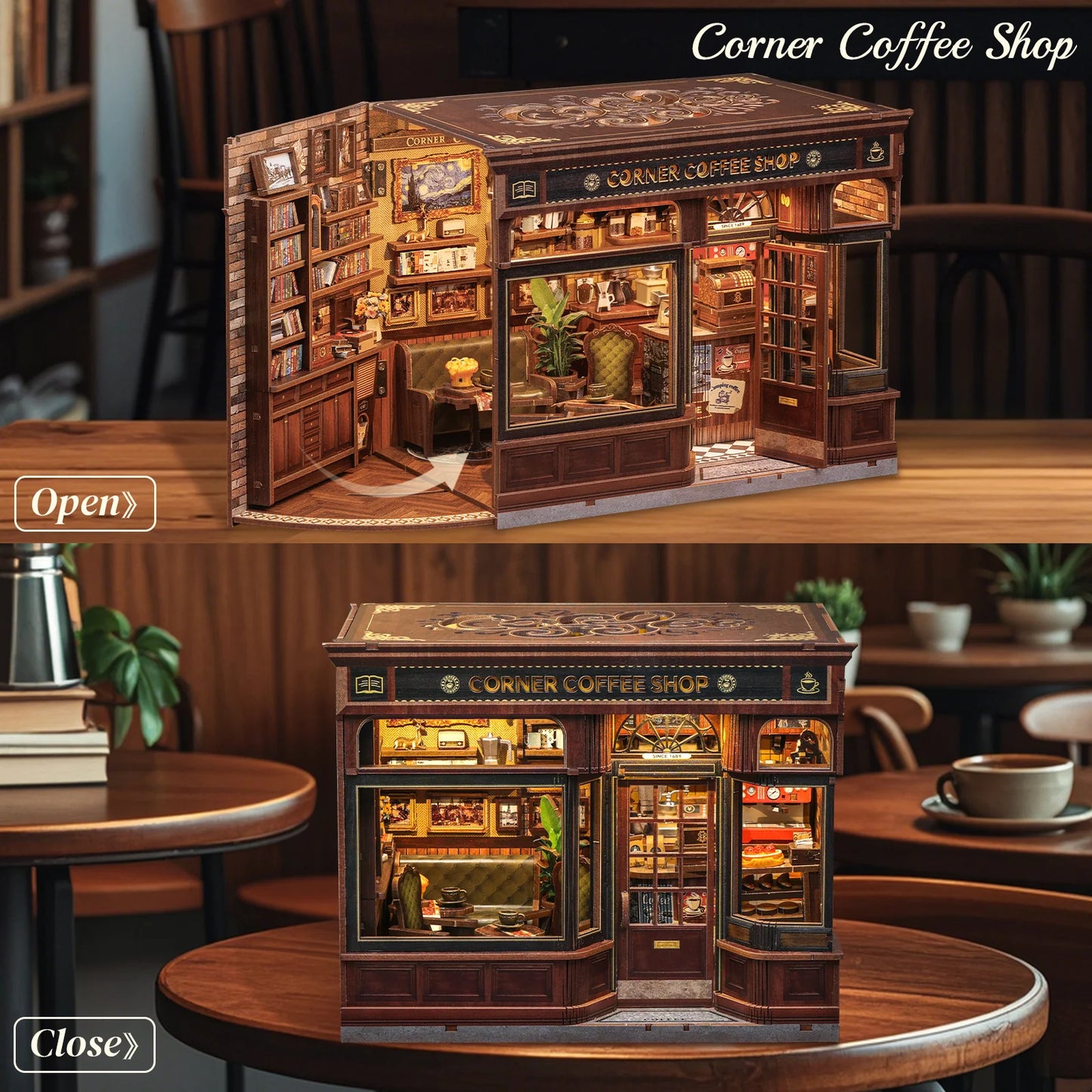 Book Nook: Corner coffee shop