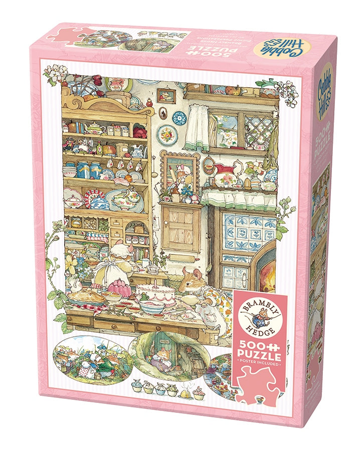 Brambly Hedge: Picnic Preparations, Puslespill 500 biter, Cobble Hill