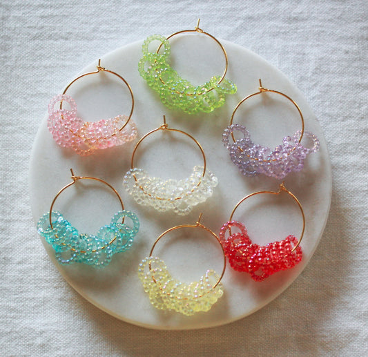 Transparente perleringer