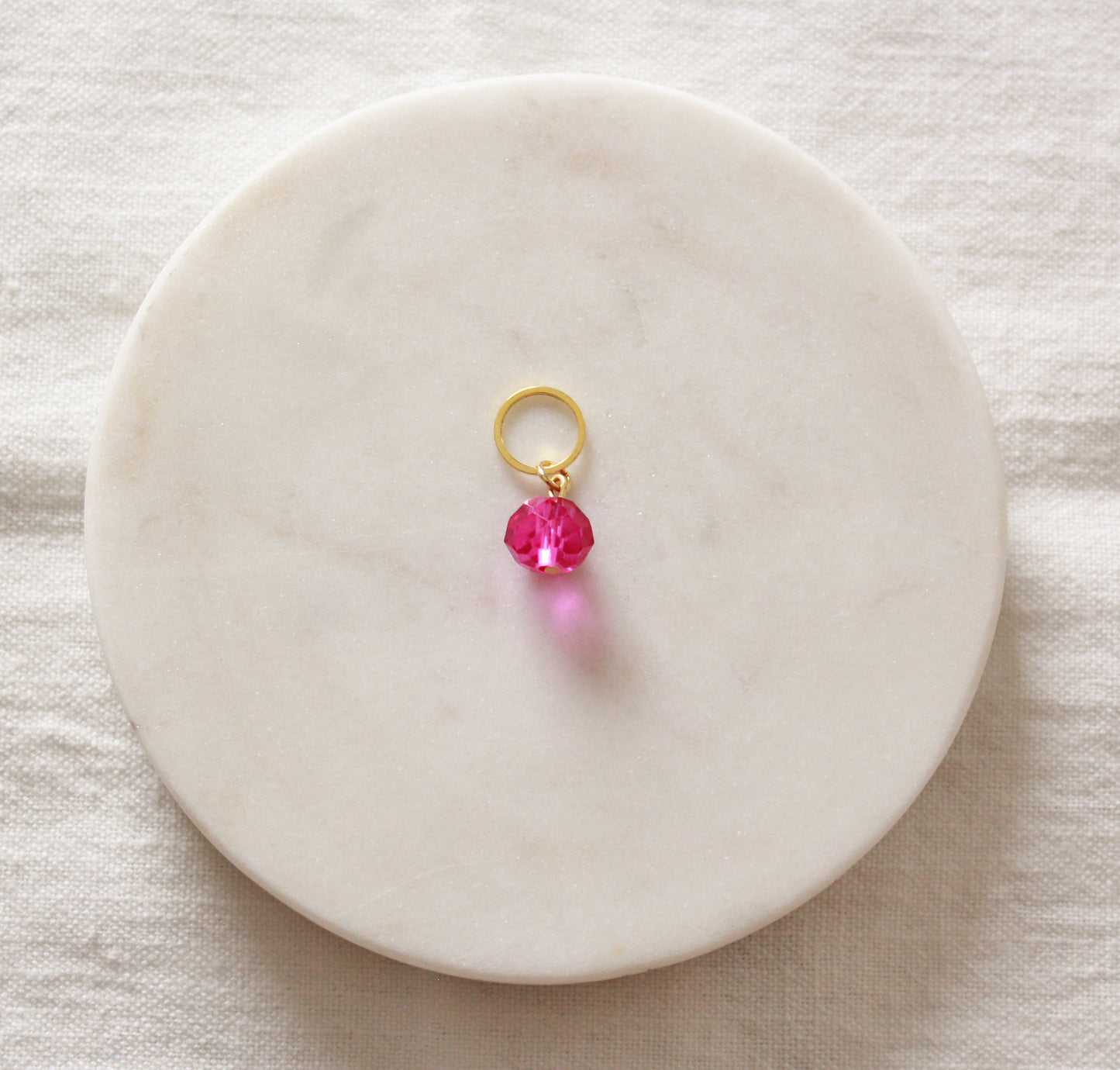 Funklende glassmarkør Rosa